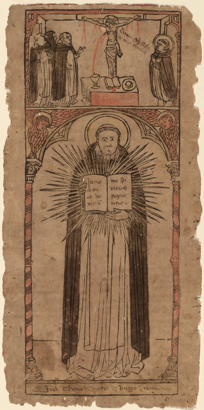 Heiliger Thomas von Aquin, um 1450 von Unbekannt