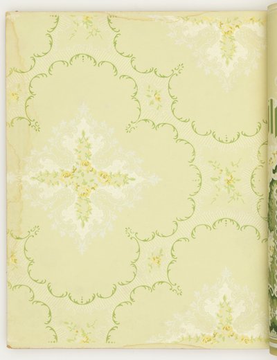 Musterbuch, Alfred Peats Preis Tapete von Unbekannt