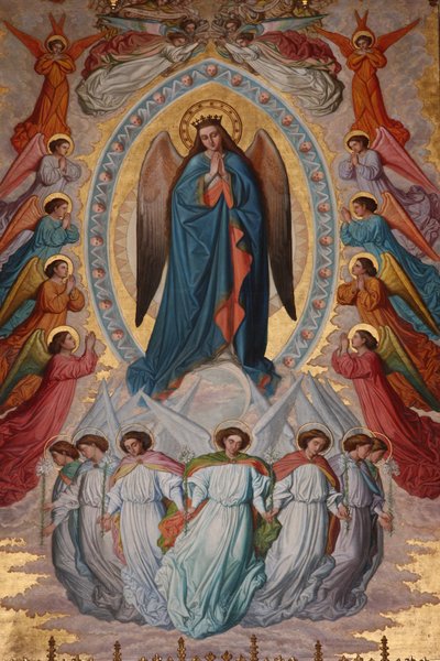 San Jeronimo Kirche. Jungfrau Maria, Madrid, Spanien von Unbekannt