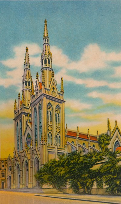 San Roque Kirche, Barranquilla, ca. 1940er Jahre von Unbekannt