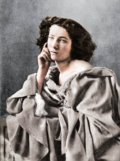 Sarah Bernhardt, französische Schauspielerin, 1869 von Unbekannt