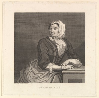 Sarah Malcolm, späte 18.-19. Jahrhundert von Unbekannt