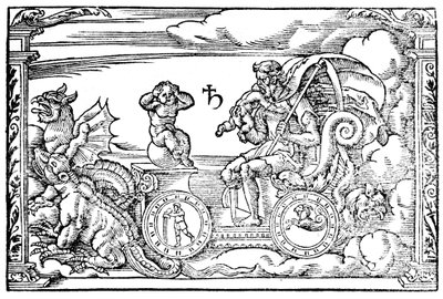 Saturn, römischer Gott der Zeit, 1569 von Unbekannt