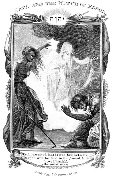 Saul und die Hexe von Endor von Unbekannt