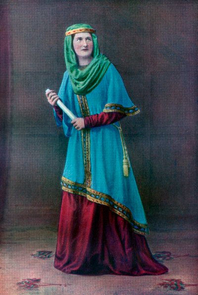 Sächsische Dame, 1910 von Unbekannt