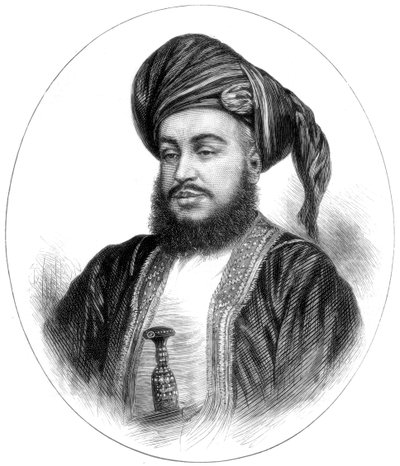 Sayyid Barghash Bin Said, Sultan von Sansibar, 1875 von Unbekannt
