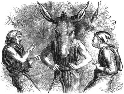 Szene aus Shakespeares Ein Sommernachtstraum von Unbekannt