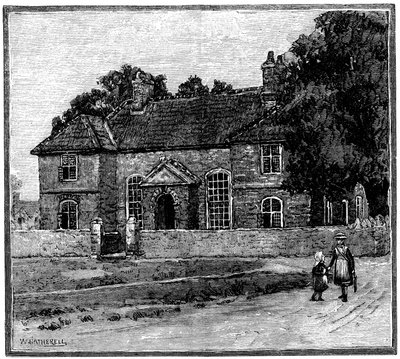 Schulhaus, Fishponds, Bristol, um 1880 von Unbekannt