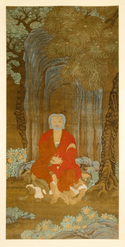 Shakyamuni unter dem Bodhi-Baum, 1600-1650 von Unbekannt