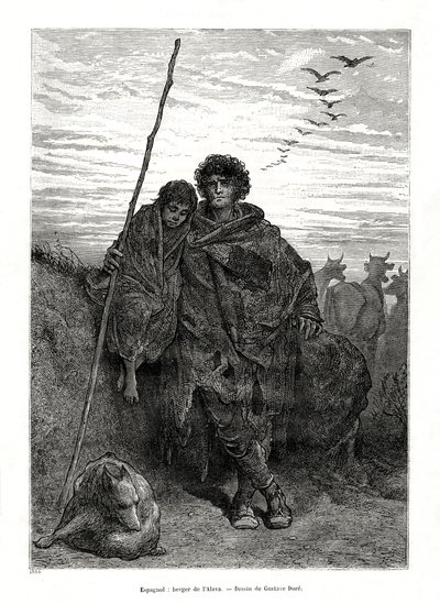 Hirte von Alava, Spanien, 1886 von Unbekannt