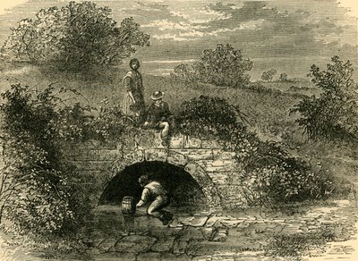 Schäferbrunnen im Jahr 1820, um 1876 von Unbekannt