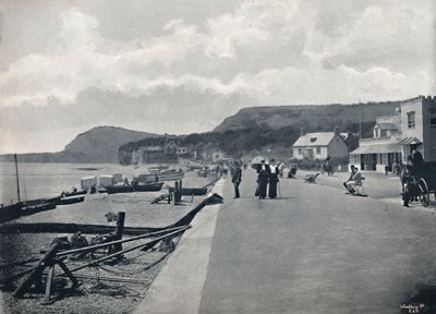 Sidmouth - Die Promenade und der Strand von Unbekannt