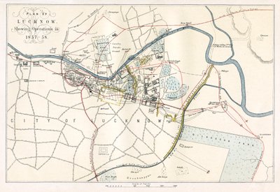 Belagerung von Lucknow, Indien, 1857, 1893 von Unbekannt
