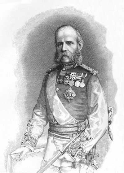 Sir Frederick Roberts, um 1880 von Unbekannt