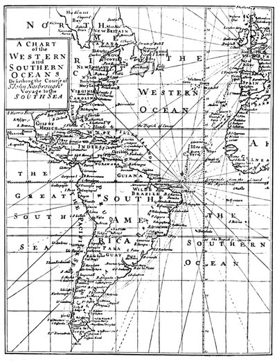 Reise von Sir John Narbrough, ca. 1670, 1903 von Unbekannt