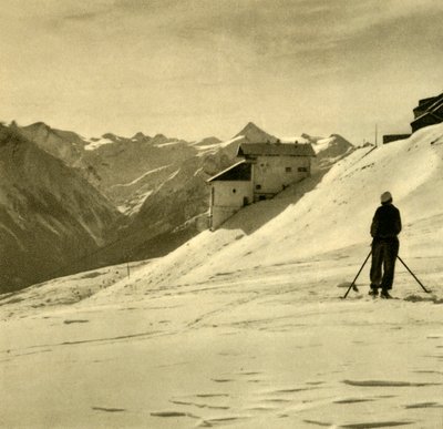 Skifahren auf der Schmittenhöhe, Österreich, ca. 1935 von Unbekannt