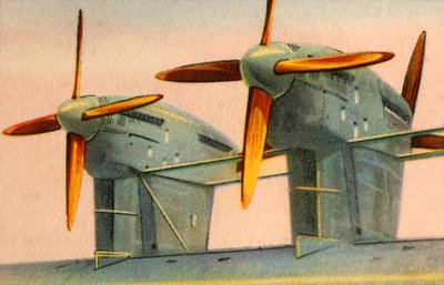 Kleindurchmesserige Holzflugzeugpropeller, 1932 von Unbekannt