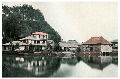 Kleines Sommerhotel, Kanazawa, Japan, 1904 von Unbekannt
