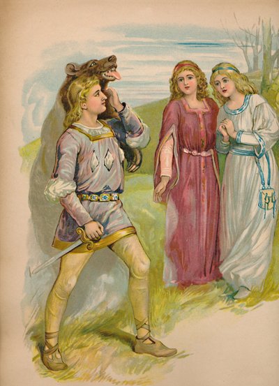 Schneeweißchen und Rosenrot, 1903 von Unbekannt