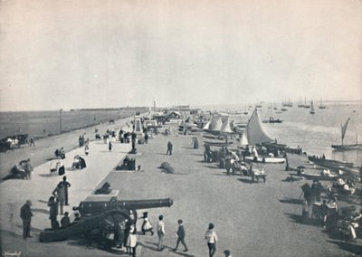 Southsea - Gesamtansicht des Strandes, 1895 von Unbekannt