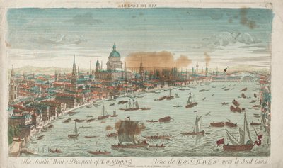 Südwestansicht von London, 1760 von Unbekannt