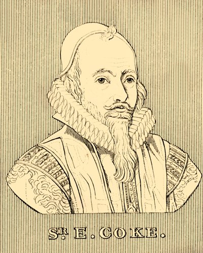 Sr. E. Coke, 1552-1634, 1830 von Unbekannt