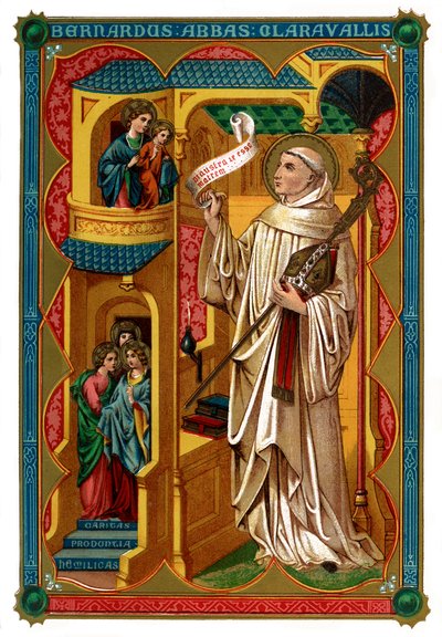 St. Bernhard, 1886 von Unbekannt