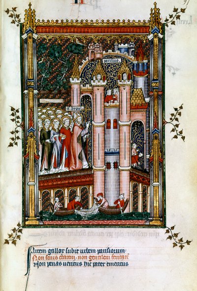 St. Denis vor den Toren von Paris, 1317 von Unbekannt