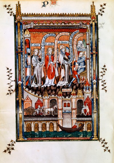 St. Denis vor Sissinius, 1317 von Unbekannt