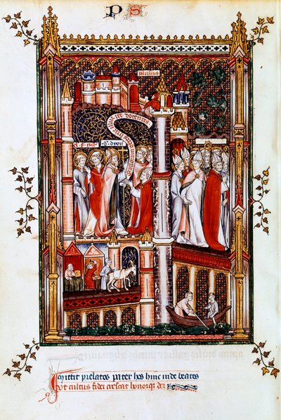 St. Denis entsendet Missionare, 1317 von Unbekannt