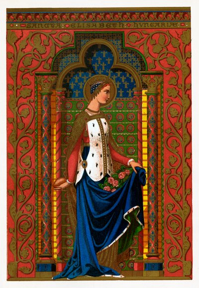 Heilige Elisabeth von Ungarn, 1886 von Unbekannt