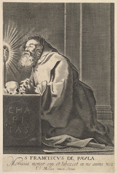 St. Franziskus von Paula, nach 1627 von Unbekannt