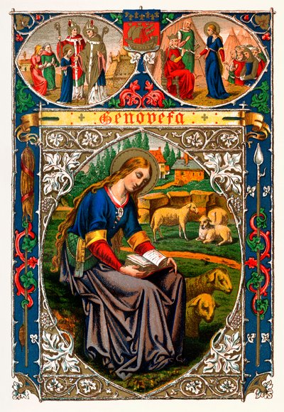 St. Genevieve, 1886 von Unbekannt