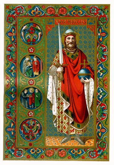 St. Heinrich, Heiliger Römischer Kaiser, 1886 von Unbekannt