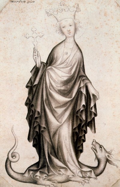 St. Margareta, 15. Jahrhundert von Unbekannt