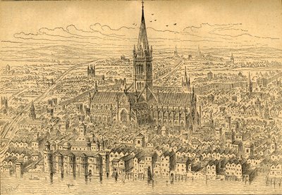 St. Pauls und die Nachbarschaft im Jahr 1540, 1897 von Unbekannt