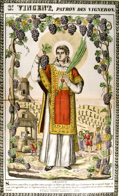 St. Vincent, spanischer christlicher Märtyrer von Unbekannt
