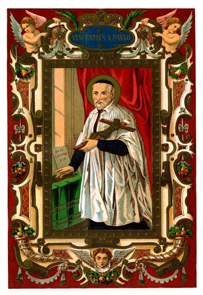 St. Vinzenz von Paul, 1886 von Unbekannt