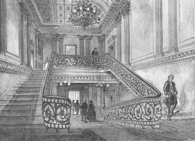 Treppe im Northumberland House, 1897 von Unbekannt