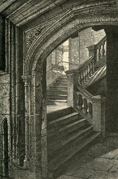 Treppe zur Kapelle und Oberen Schule, 1911 von Unbekannt