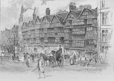 Staple Inn, Holborn Bars, London von Unbekannt