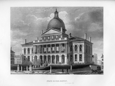 State House, Boston, Massachusetts, 1855 von Unbekannt