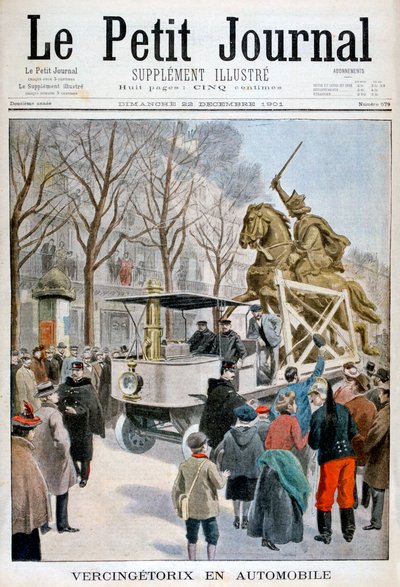Statue von Vercingetorix im Transit, Frankreich 1901 von Unbekannt