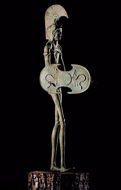 Statuette eines Kriegers, etruskisch von Unbekannt