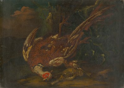Stillleben mit Perlhuhn von Unbekannt
