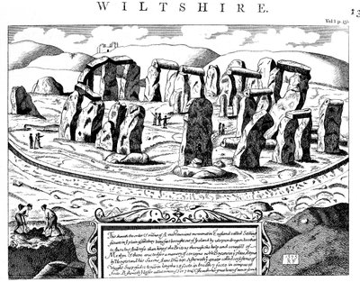 Stonehenge, Wiltshire, 18. Jahrhundert von Unbekannt