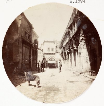 Straßenszene, um 1894 von Unbekannt