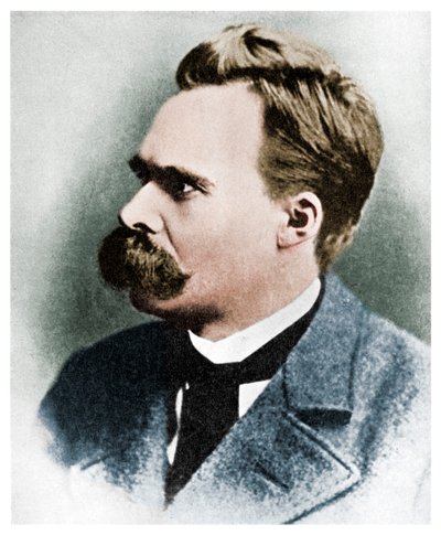 Übermensch: Friedrich Nietzsche, deutscher Philosoph, 19. Jahrhundert, 1956 von Unbekannt