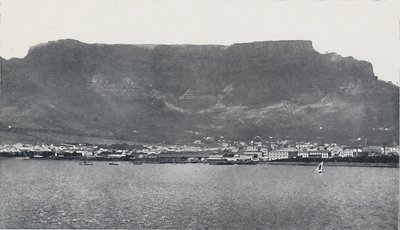 Tafelberg und Kapstadt von Unbekannt