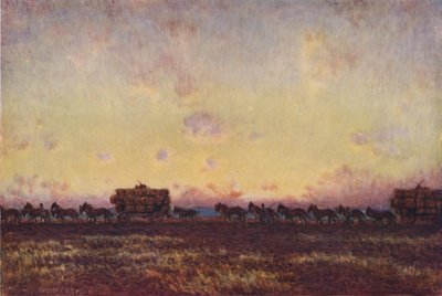 Wolle zum Markt bringen, 1923 von Unbekannt